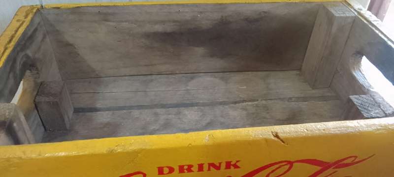 vintage original coca cola wooden crate